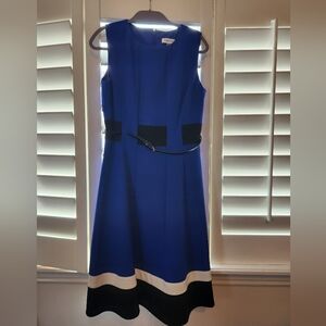 Calvin Klein royal blue dress